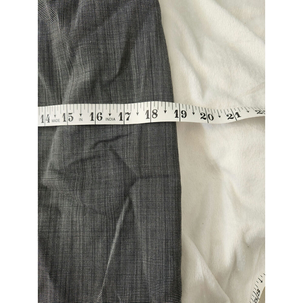 Lafayette 148 wool blend ruffle hem skirt sz 10P back zip career professional - Picture 9 of 10
